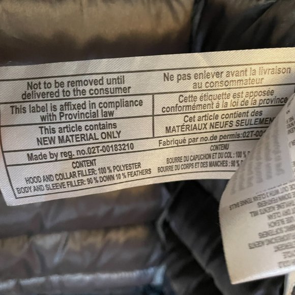 LIKE NEW Calvin Klein black premium down puffer jacket - women size XS - Picture 3 of 4